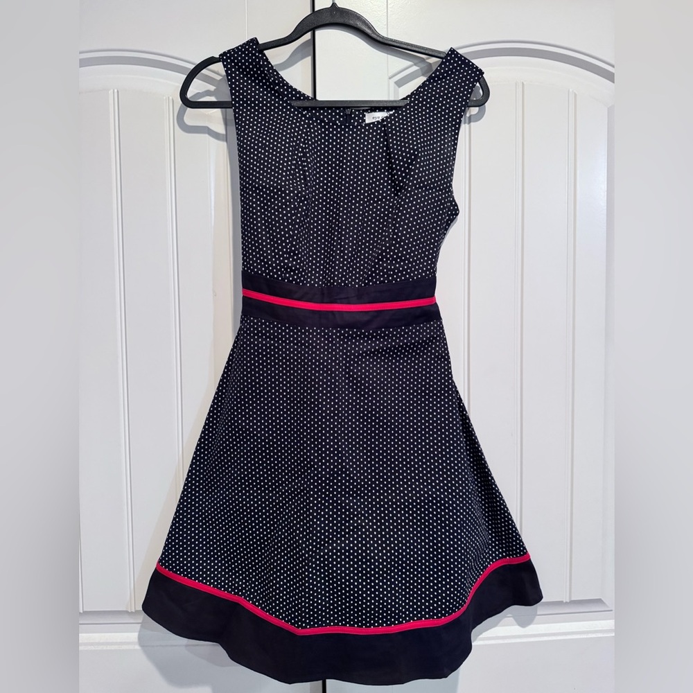 Eye Candy Black and Red Polka Dot Mini Dress